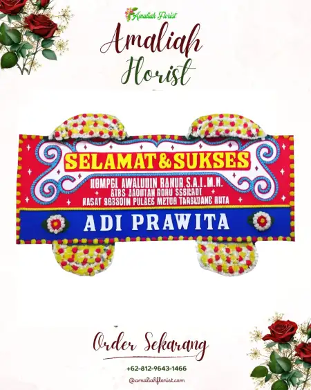 Papan Bunga Ucapan Selamat kebon jayanti